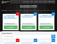 Tablet Screenshot of concurseirosunidos.org